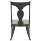 Canadel Champlain 5-Piece Round Dining Set in Distressed Black, , large