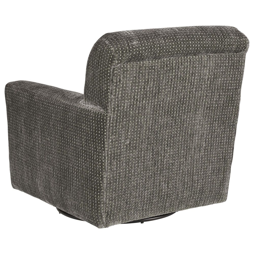 Ashley Herstow Swivel Glider Chair in Charcoal, , large