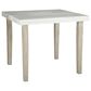 Ashley Larawyn Counter Height Table in Bisque, White and Gray - Table Only, , large