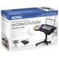 HP Adjustable Sit/Stand Laptop Desk in Black, , large