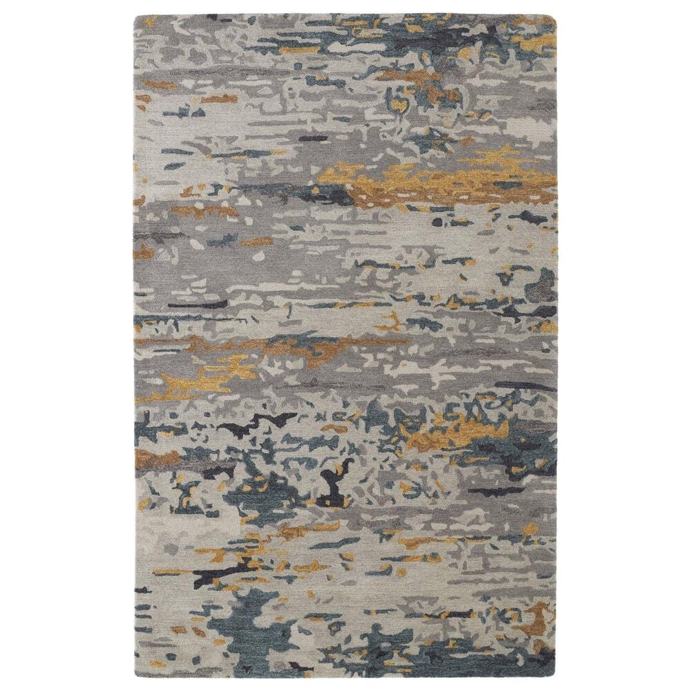 Feizy Everley 5" x 8" Gray Area Rug, , large