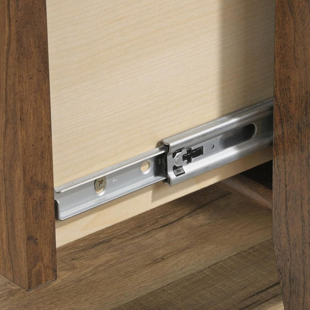 Sauder Carson Forge Computer Desk in Washington Cherry, , large