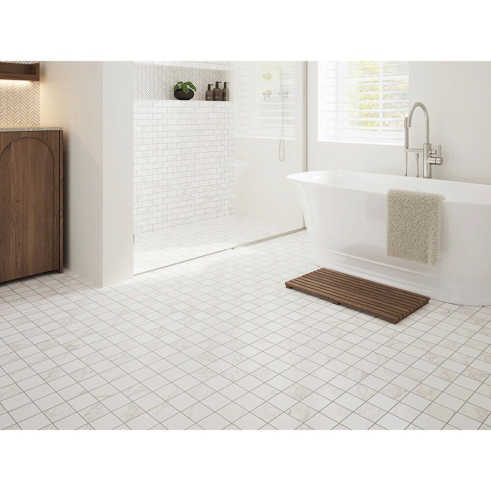 Shaw Eterna Pinwhl Mos Veneto Volokas 12.13" x 12.13" Natural Stone Mosaic Sheet, , large