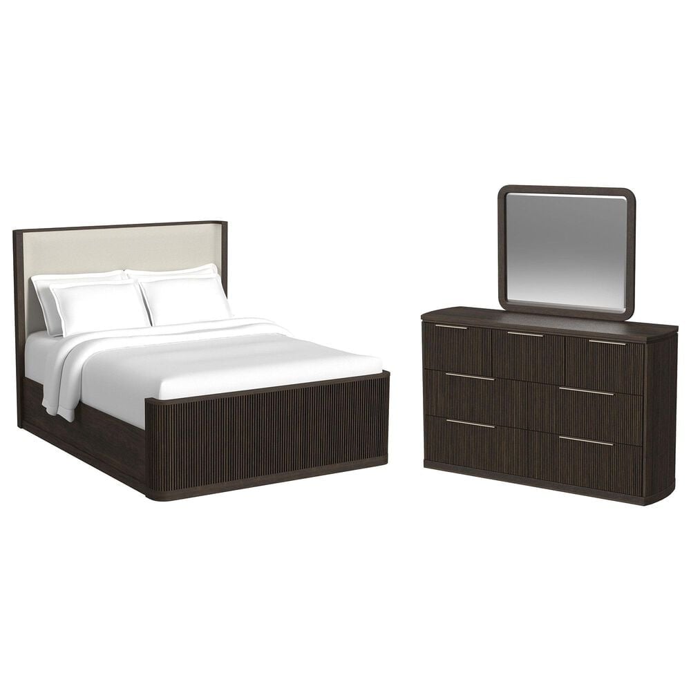 Mayberry Hill Sylvie 3-Piece Queen Bedroom Set in Dark Brown, , large