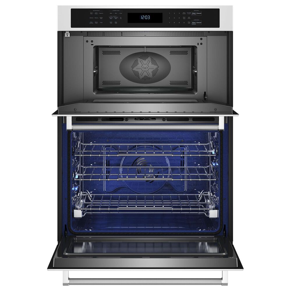 KitchenAid 30&quot; Electric Microwave Wall Oven Combo with Air Fry Mode in PrintShield Stainless Steel, , large