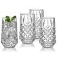 Lifetime Brands Wesley 12 Oz Highball Glasses in Clear (Set of 4), , large