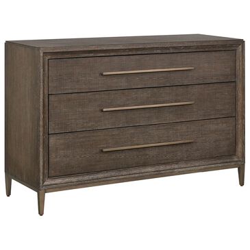 Furniture Worldwide Montclair 3-Drawer Chest in Cocoa and Smoked Gold, , large