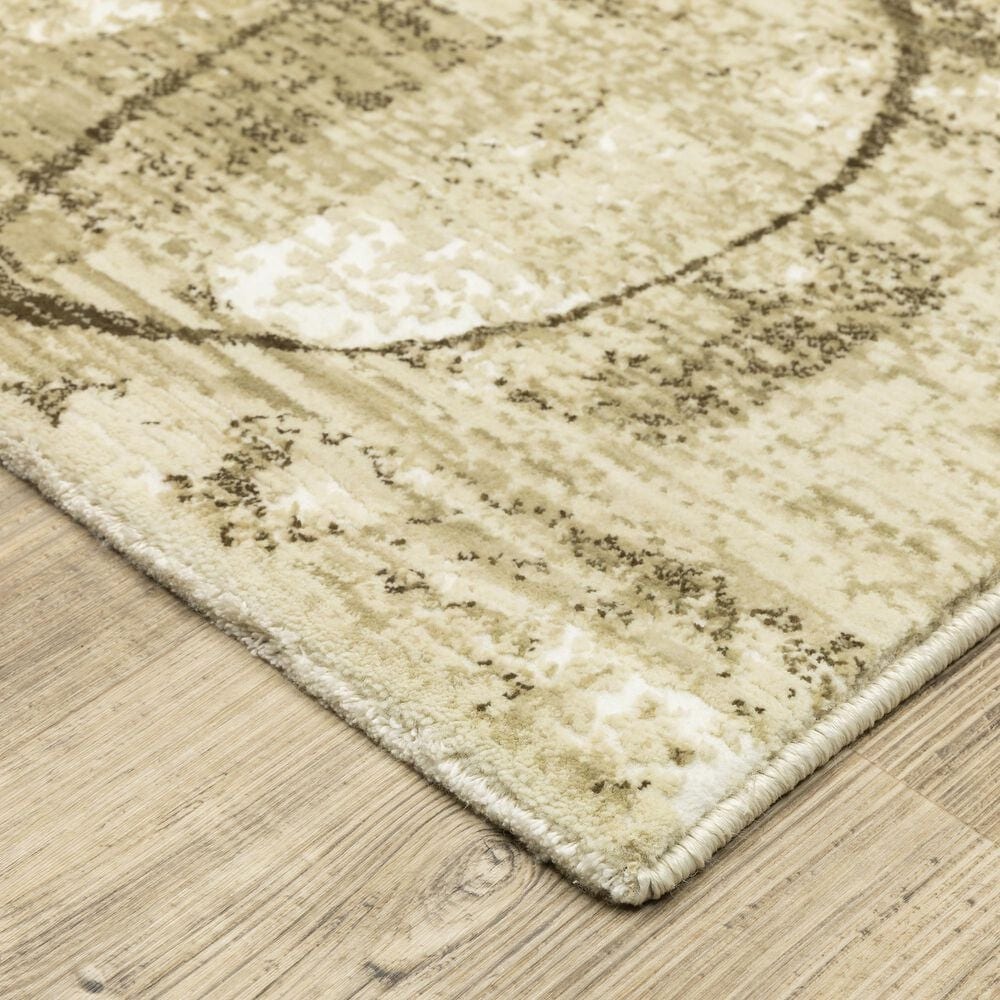 Oriental Weavers Reed 9&#39;10&quot; x 12&#39;10&quot; Beige and Brown Area Rug, , large
