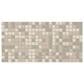 Dal-Tile Keystones Almond Blend 1" x 1" on 12" x 24" Porcelain Mosaic Sheet, , large