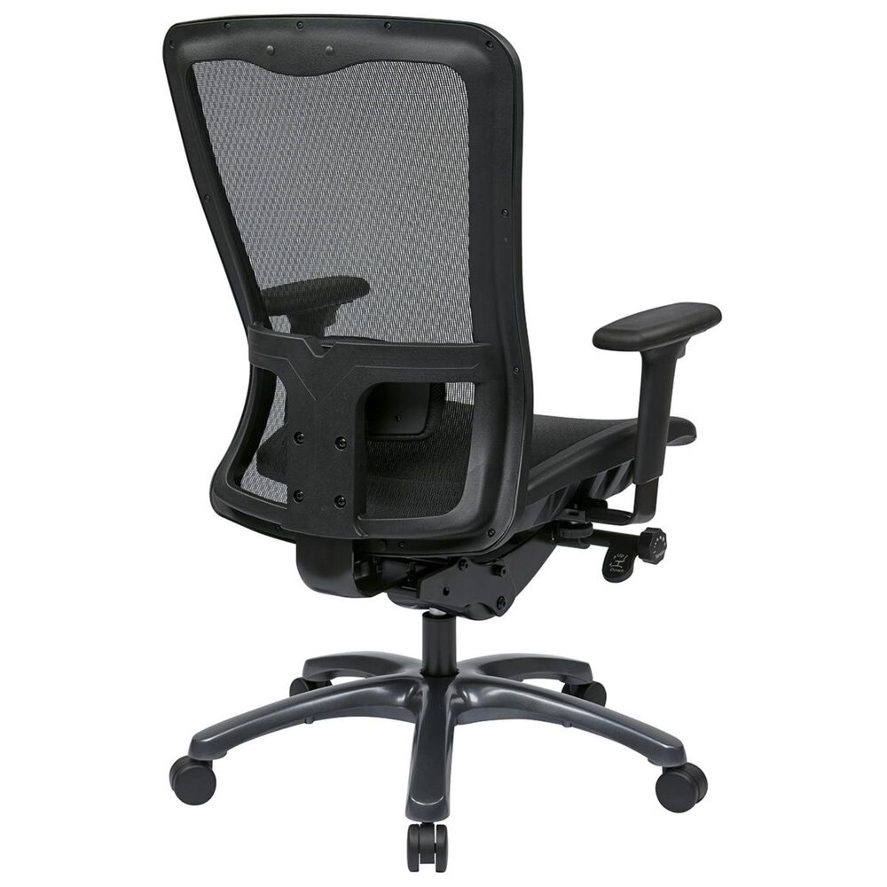OSP Home ProGrid ProGrid High Back Chair in Black, , large