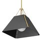 Golden Lighting Ranik 1-Light Pendant in Brushed Champagne Bronze, , large