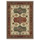 Oriental Weavers Lilihan Aztec Medallions 3"3" x 5" Red Area Rug, , large