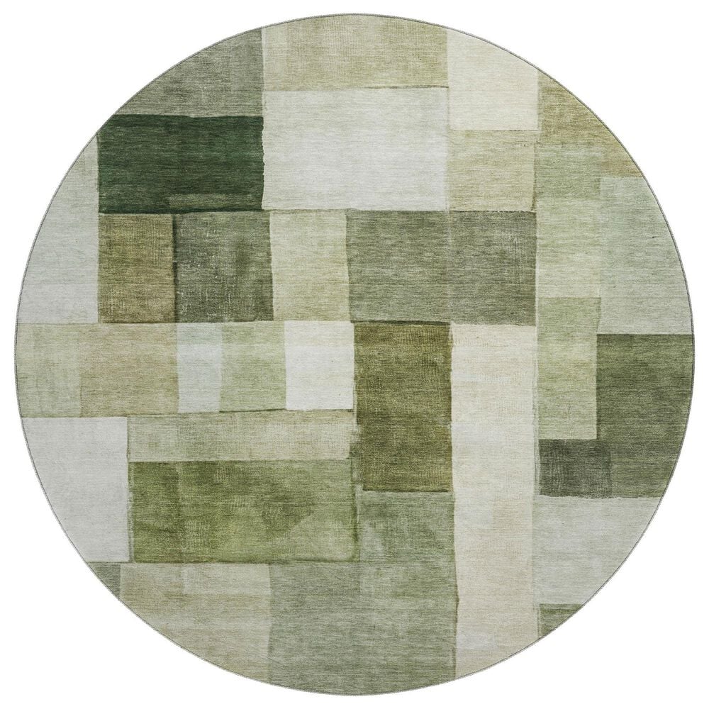 Dalyn Rug Company Neo NO15 8" Round Sage Area Rug, , large