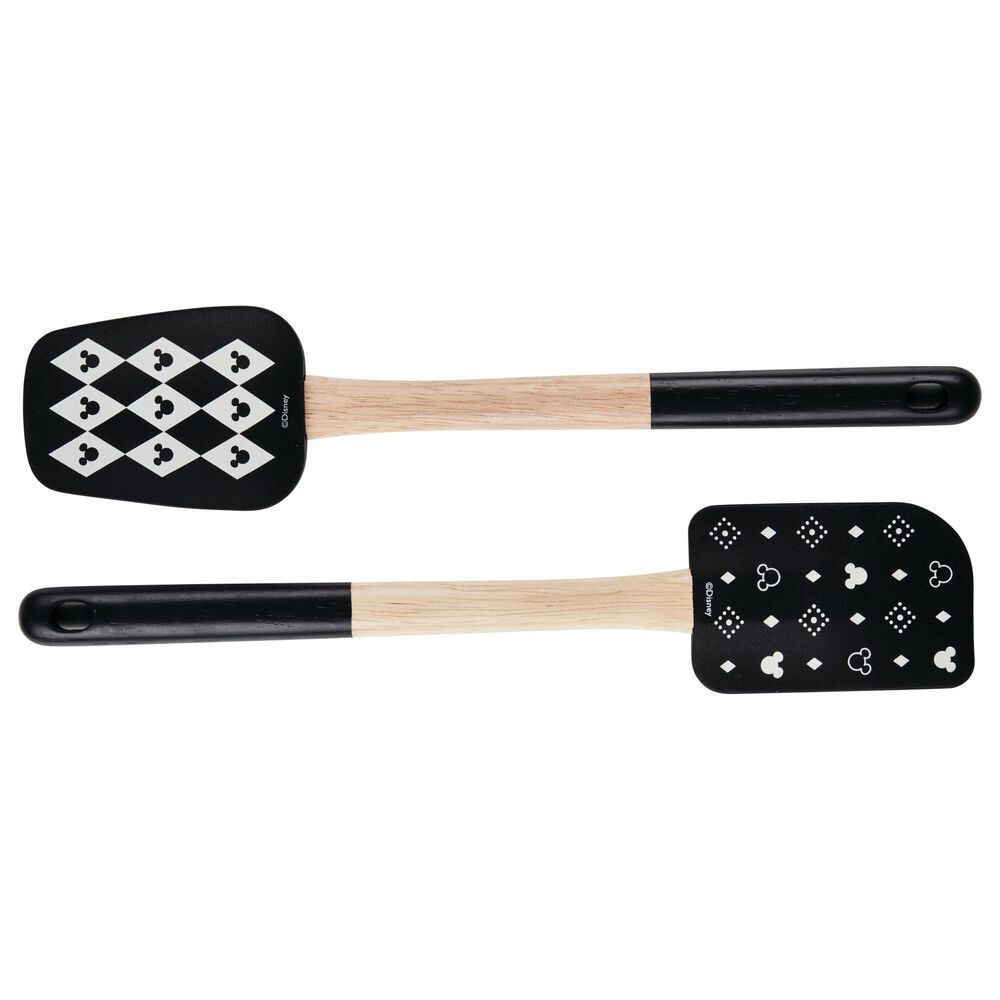 Meyer Monochrome 2-Piece Spatula and Spoonula Set in Black and White, , large