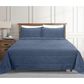 Ann Gish Cotton Canvas 3-Piece King Coverlet Set in Denim, , large