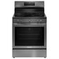 Frigidaire Gallery 30" Rear Control Electric Range with Total Convection in Black Stainless Steel, , large