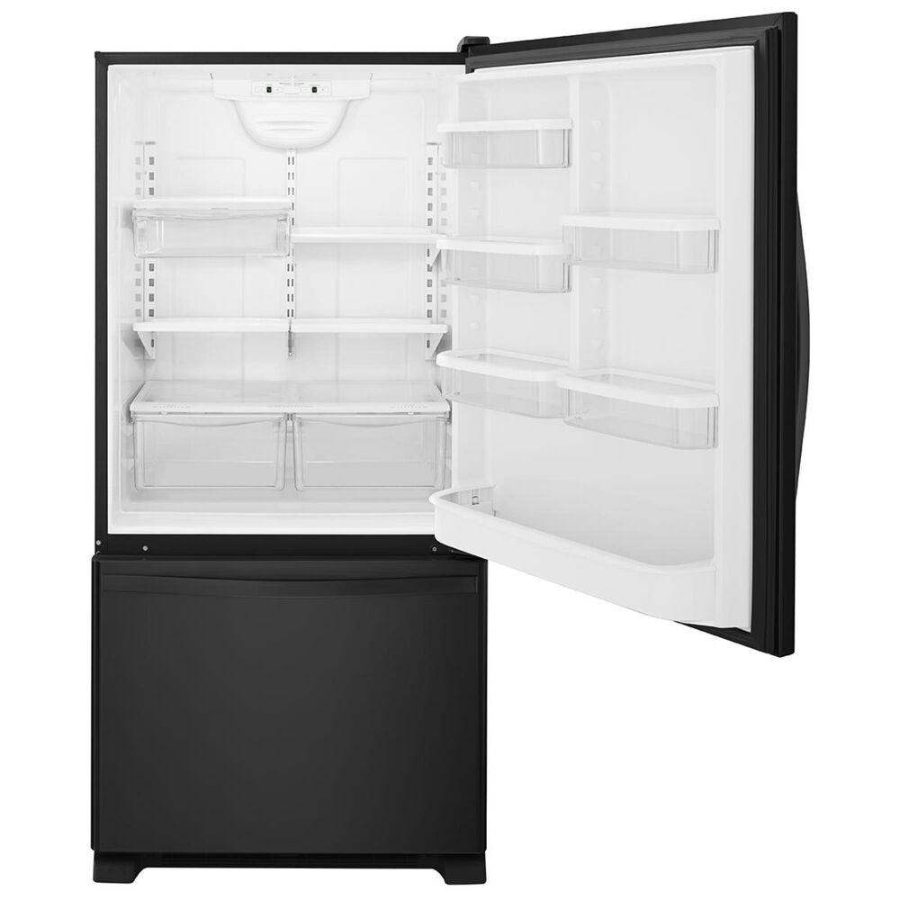 Whirlpool 22 Cu. Ft. Bottom-Freezer Refrigerator with Freezer Drawer in Black, , large