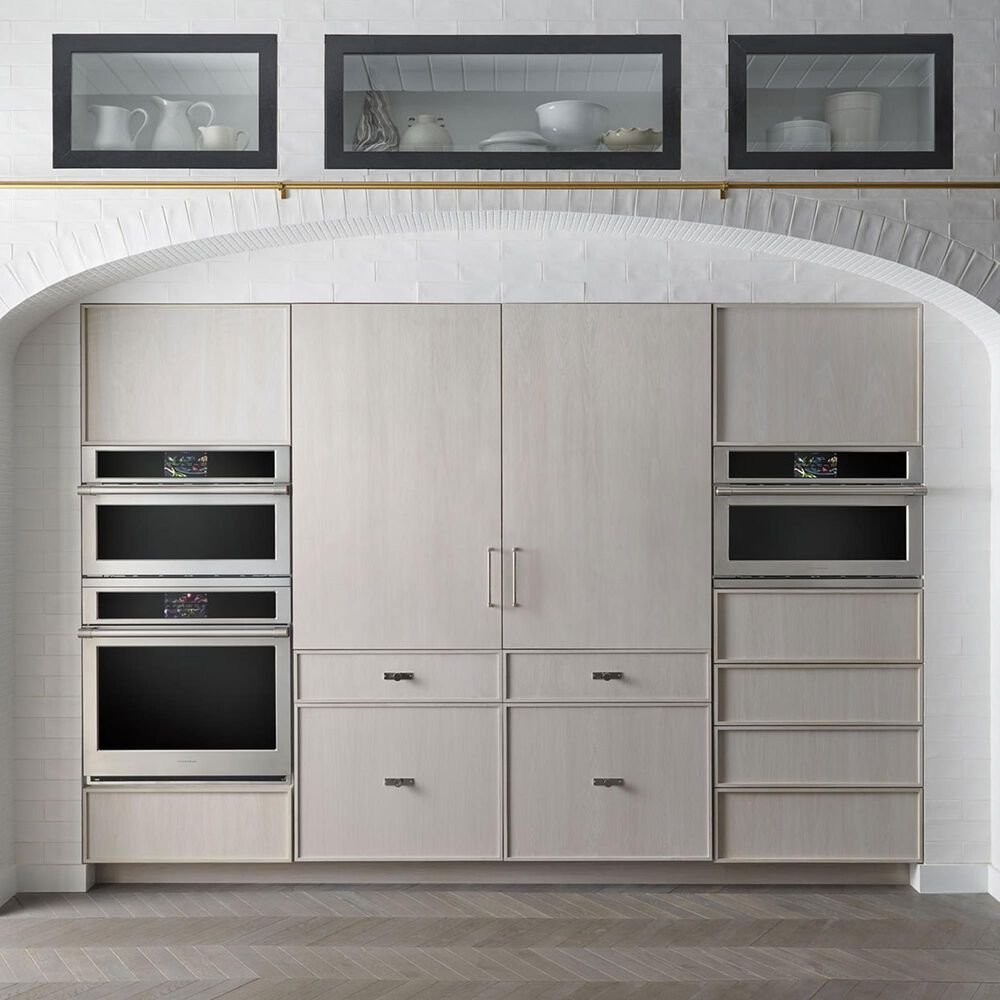 Monogram 30&quot; Smart Electric Convection Single Wall Oven Statement Collection - Stainless Steel, , large