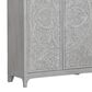 Urban Home Boho Chic Wardrobe Chest in Washed White, , large