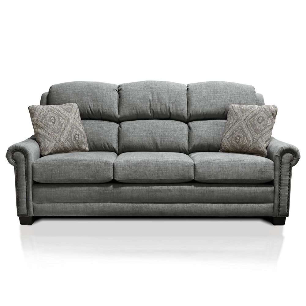 England Furniture Dawson Stationary Sofa in Remedy Metal, , large