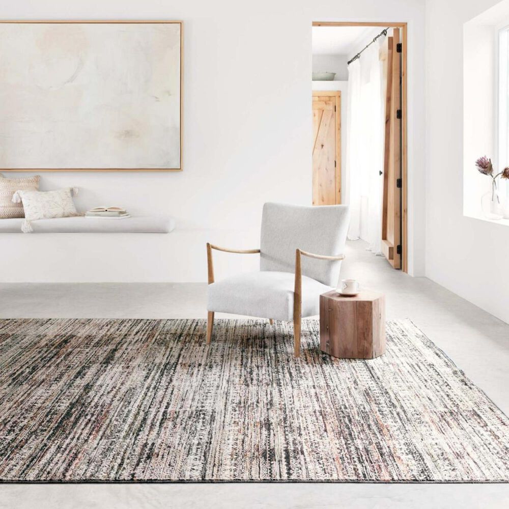 Loloi Theia THE-08 3&#39;7&quot; x 5&#39;2&quot; Grey, , large