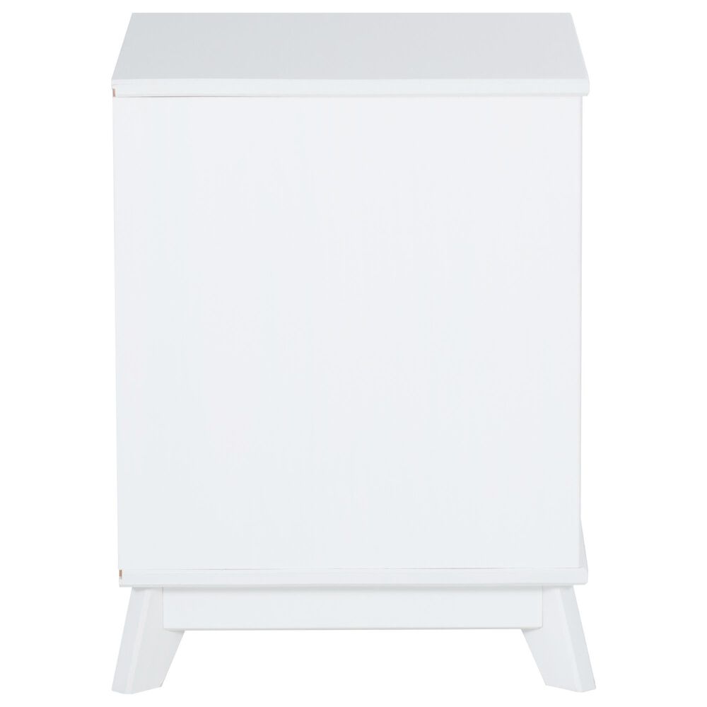 Linon Home Decor Polly 2-Drawer Nightstand in White, , large