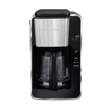 Hamilton Beach 12-Cup FrontFill Deluxe Coffee Maker in Black and Stainless Steel, , large