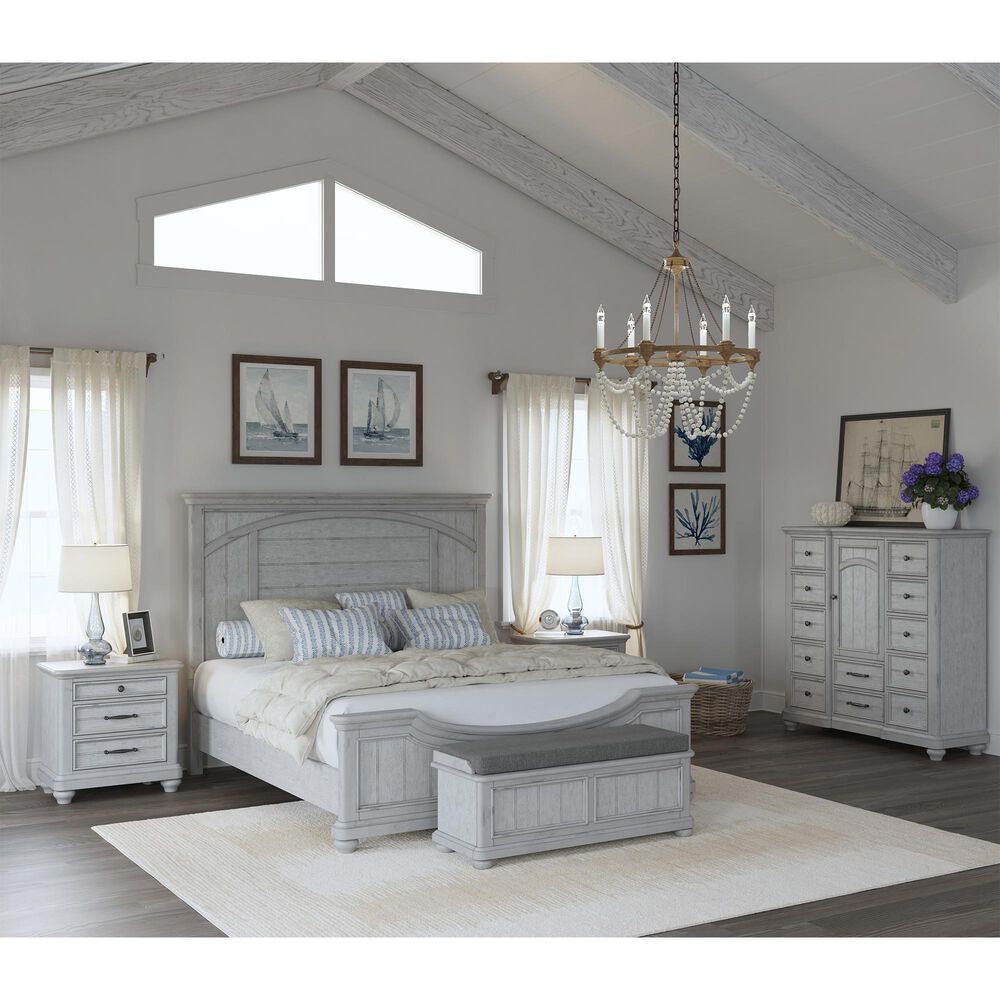 Golden Wave Furniture New Haven 12-Drawer Master Chest in Oyster Shell, , large