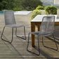 Blue River Shasta Outdoor Dining Chair with Gray Rope Seat in Black (Set of 2), , large