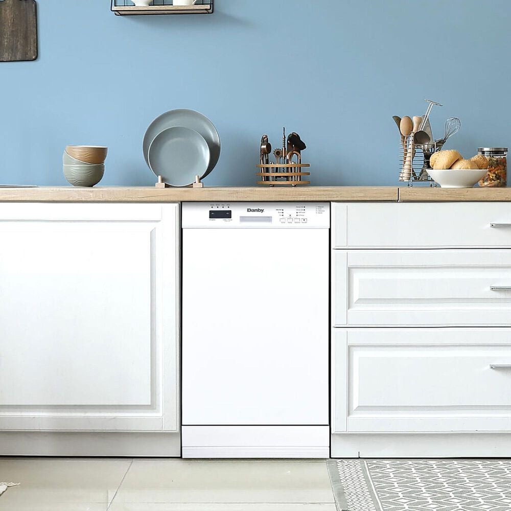 Danby 18&quot; Built-In Dishwasher with Child Lock in White, , large