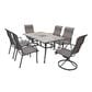 Four Seasons Balfour 7-Piece Dining set in Gray and Black, , large