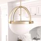 Hunter Wedgefield 3-Light Pendant in Alturas Gold, , large