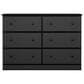 Lemoore Essentials 45" 6-Drawer Dresser Only in Black, , large