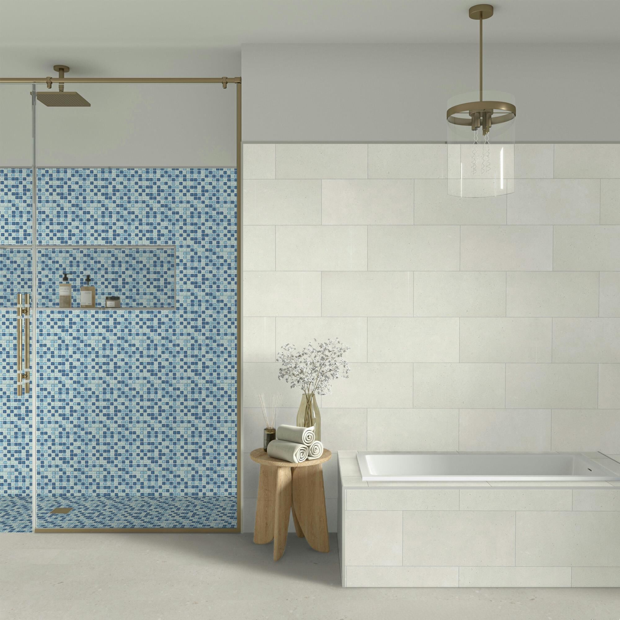 Dal-Tile Color Wave Winter Blues 12