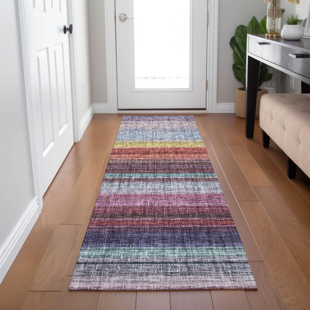 Dalyn Rug Company Portico PO2 Lavender 2&#39;3&quot; x 7&#39;6&quot; Runner, , large