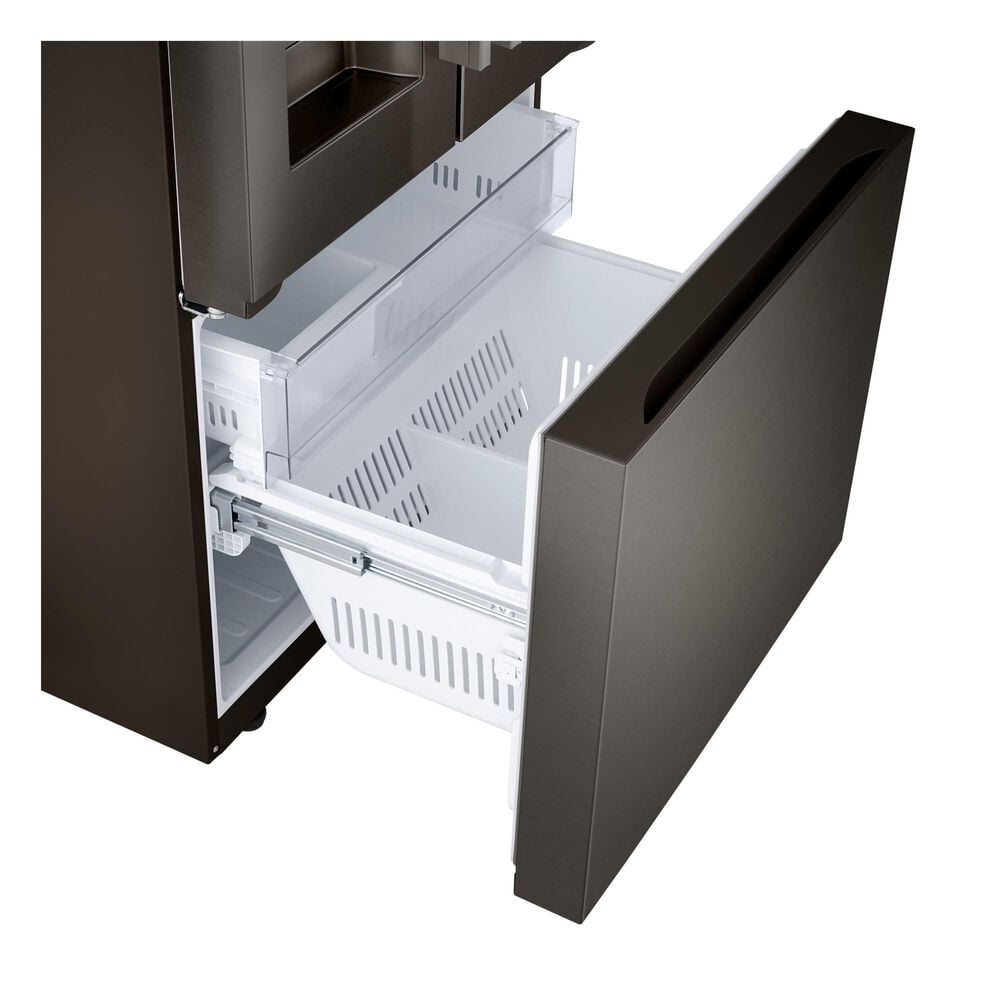 LG 24.5 Cu. Ft. 3-Door French Door Refrigerator in Black Stainless Steel, , large