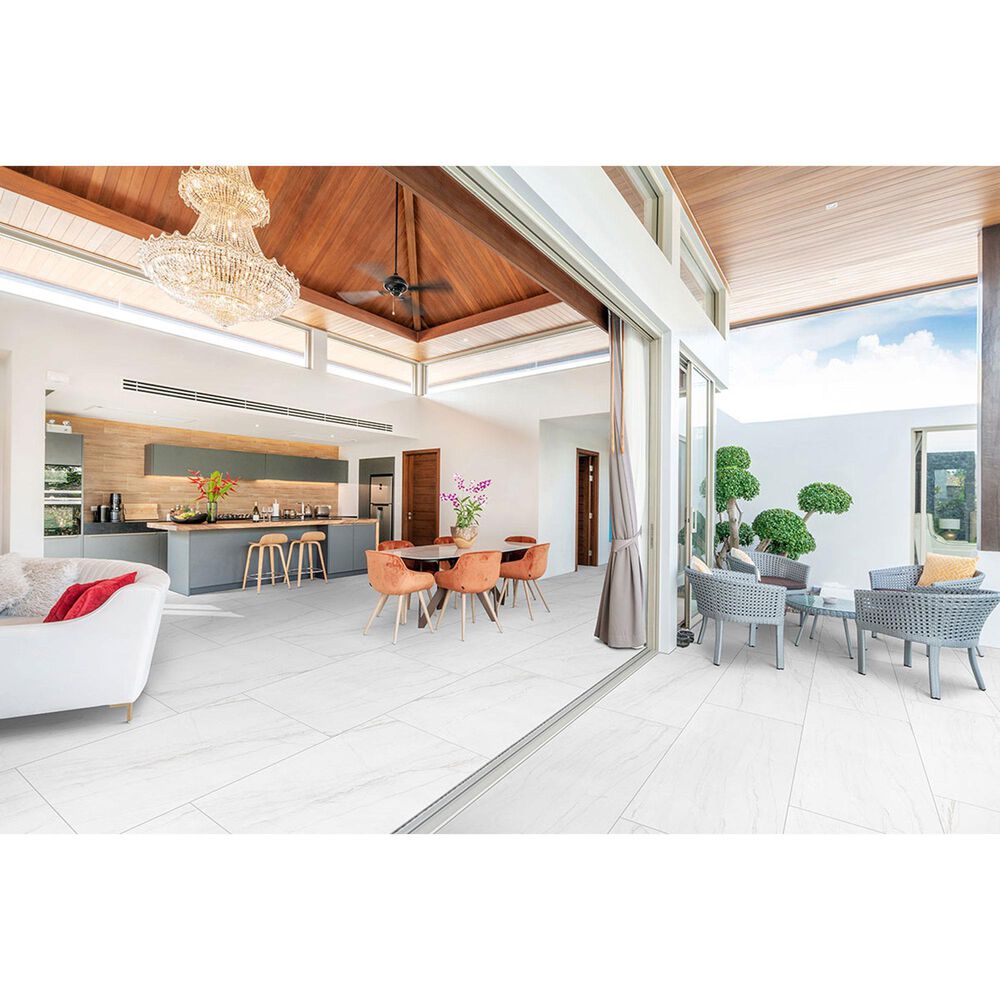 MS International Kaya Zermatta Blanca 24" x 48" Porcelain Tile, , large