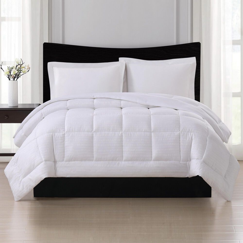 Pem America London Fog King Down Alternative Comforter in White, , large
