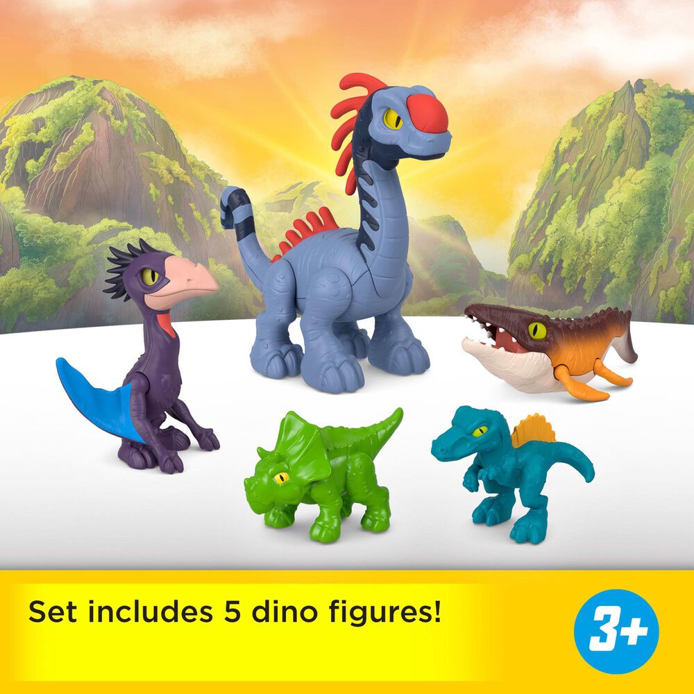 Fisher Price Jurassic World Rebirth Action Figures Set in Multicolor, , large