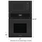 Frigidaire 27" Microwave Combination Wall Oven in Black, , large