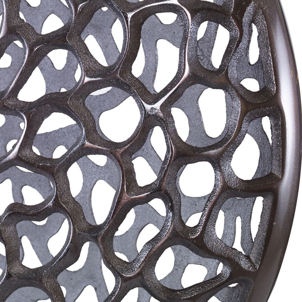 Uttermost Web Vase in Dark Bronze, , large