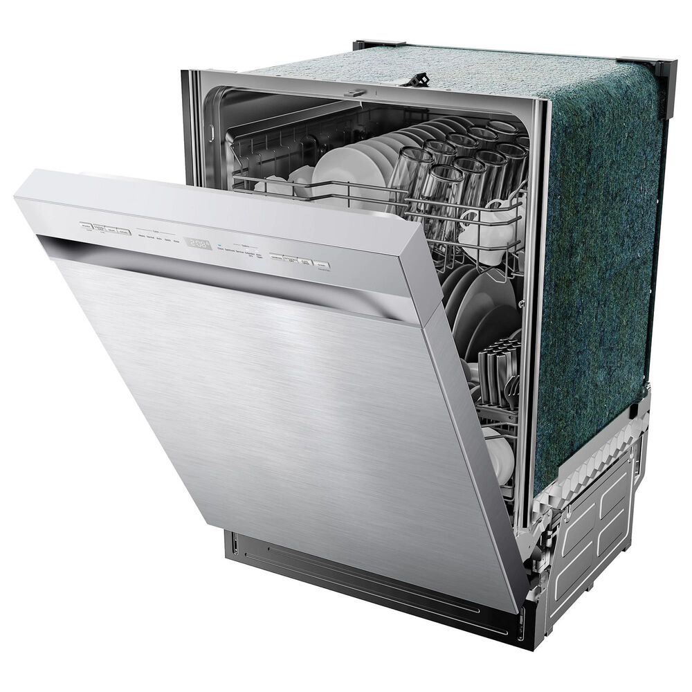 Midea 24" Built-In Front Control Dishwasher in Stainless Steel, , large