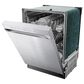 Midea 24" Built-In Front Control Dishwasher in Stainless Steel, , large
