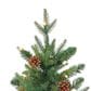 The Gerson Company 4" Potted Pre-Lit Artificial Georgia Pine with White LED Lights in Green, , large