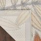 Nourison Aloha 2" x 6" Blue and Mocha Indoor/Outdoor Runner, , large