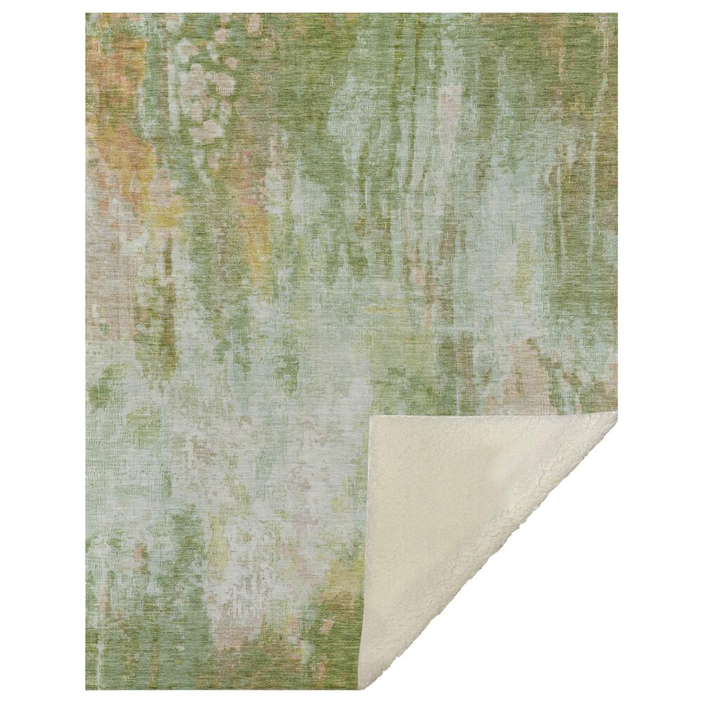 Dalyn Rug Company Boca Sage, Aloe, Mint, Coral, Gold and Olive 10&#39; x 14&#39; Area Rug, , large