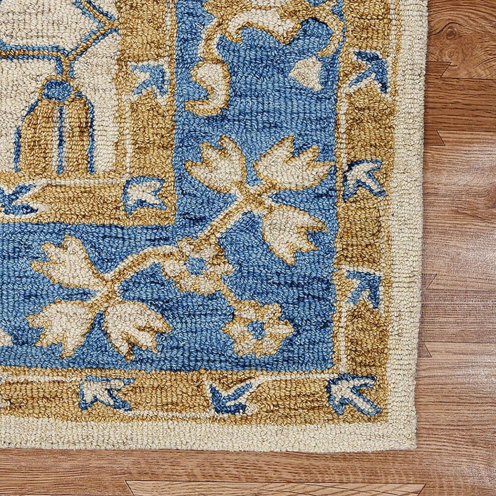 Amer Rugs Romania 9&#39; x 13&#39; Royal Blue Area Rug, , large