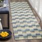 Safavieh Montauk Geometric 2"3" x 6" Gold and Multicolor Runner, , large