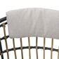 Hearth and Haven Outdoor Wicker Dining Chair with Adjustable Legs in Beige (Set of 2), , large