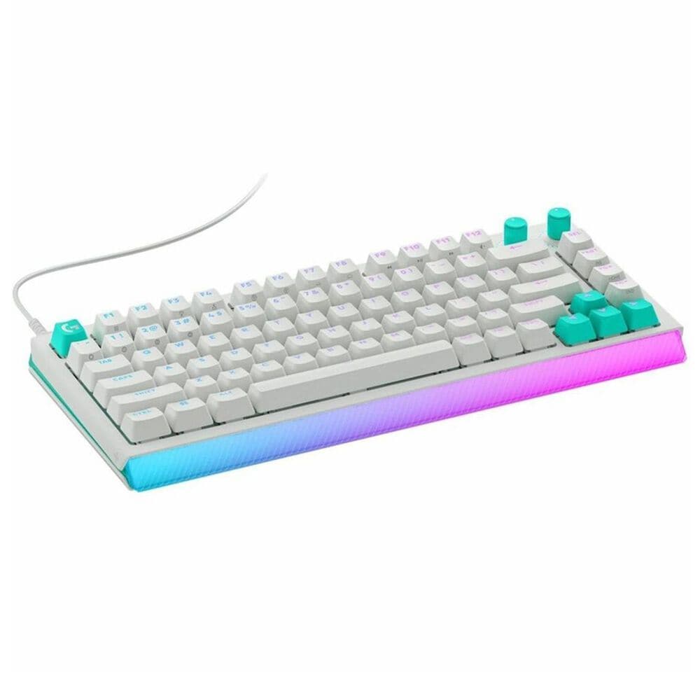 Logitech G512 X 75 Dual Swap Mechanical Gaming Keyboard with Linear Switches in White, , large